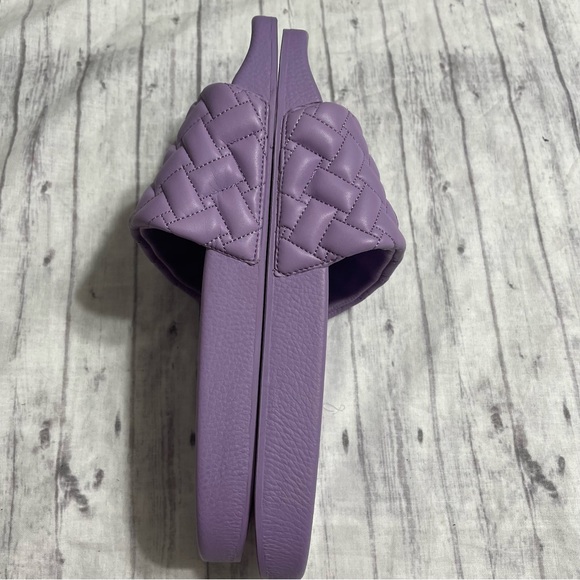 Kurt Geiger London Meena Eagle Slide Sandal in Light/Pastel Purple - Picture 5 of 7